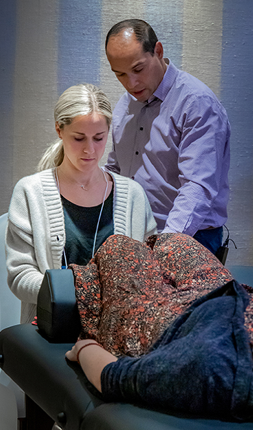 Dr. Garcia with Patient